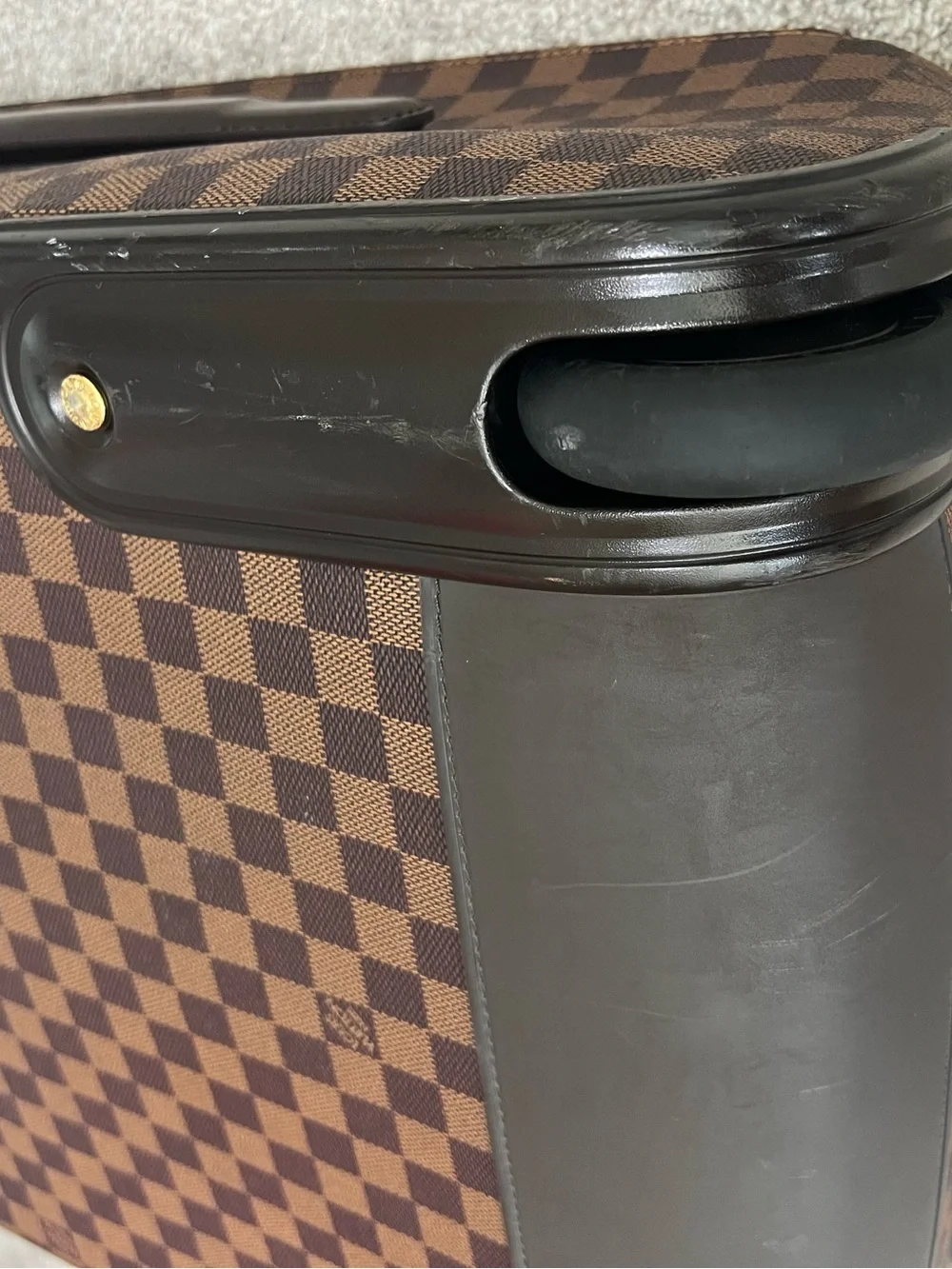 Louis Vuitton Damier Ebene Pegase 50 with hanger, garment bag etc